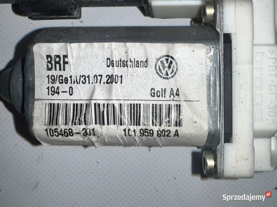 Silniczek szyby prawy VW GOLF IV wielkopolskie