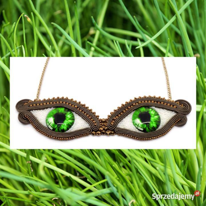 NASZYJNIK ZIELONE OCZY SUTASZ Warszawa