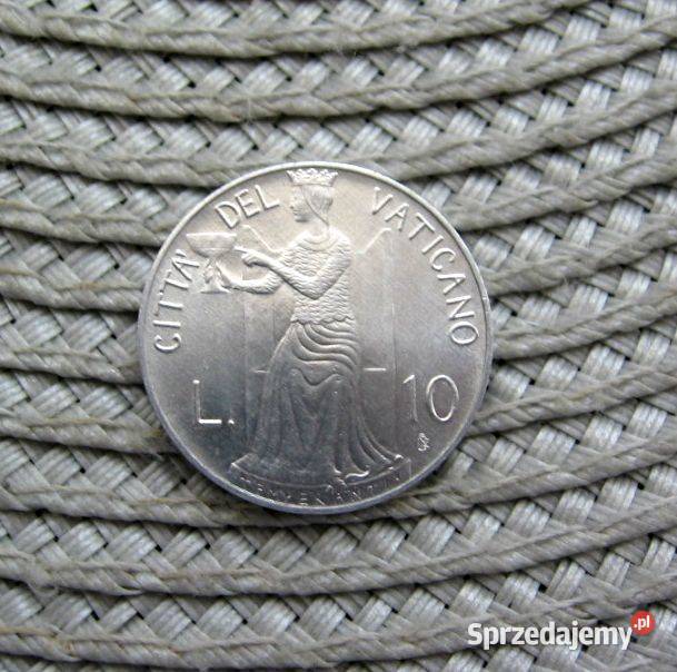 Watykan 10 Lirów 1980r Ładna Kalisz