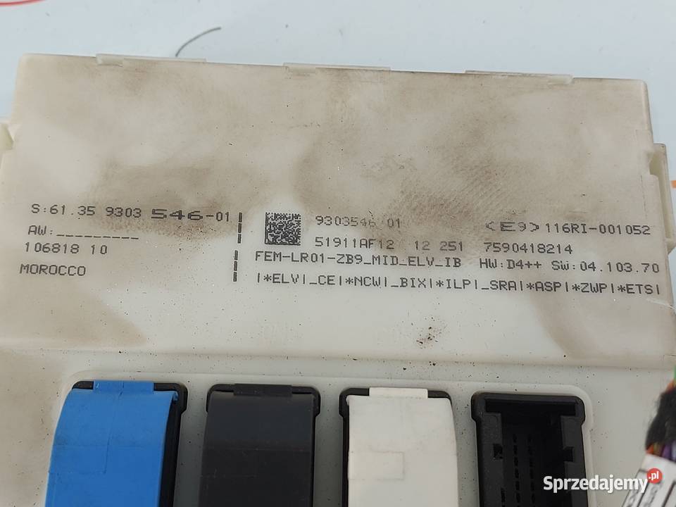 BMW 1 F20 F21 12r moduł komfortu 9303546 Kielce