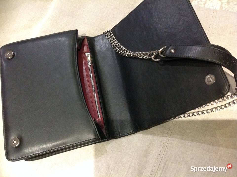 Czarna Torebka Skórzana Damska lubuskie Nowa Sól