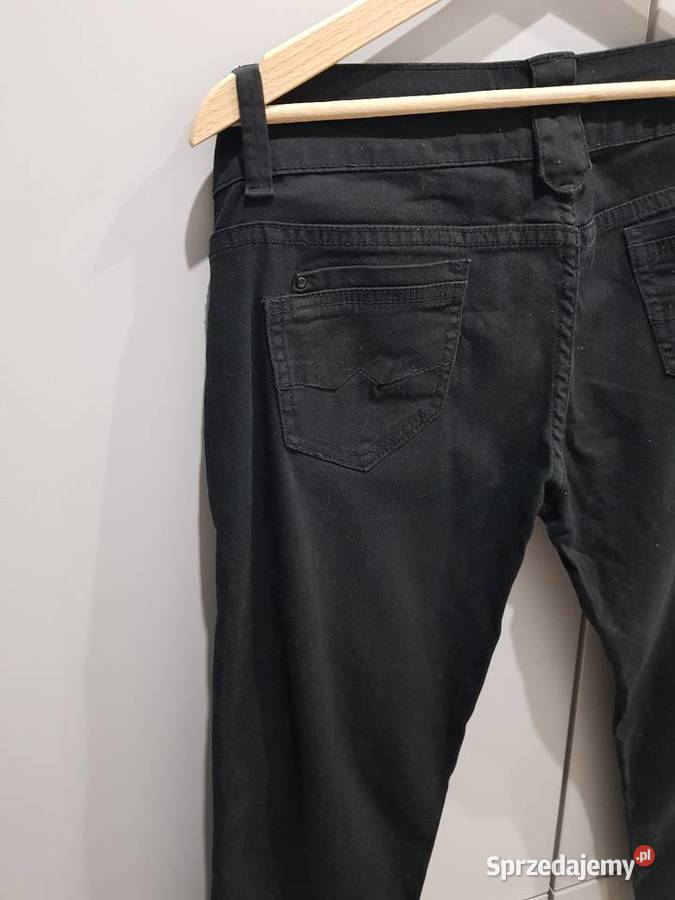 Damskie spodnie z czarnego jeansu Rozmiar 38(M) śląskie