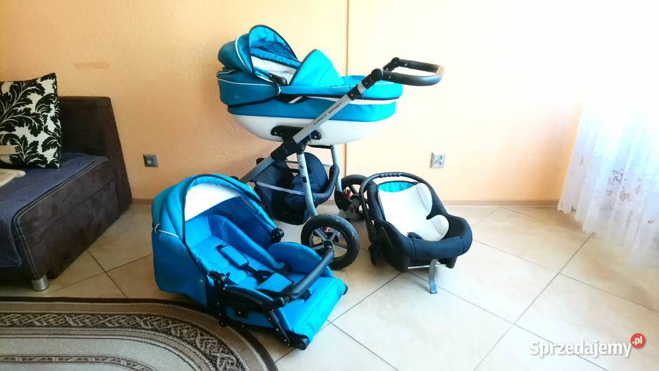 Wózek dziecięcy wielofunkcyjny 3in1 Rozkładane siedzisko  opolskie Tułowice