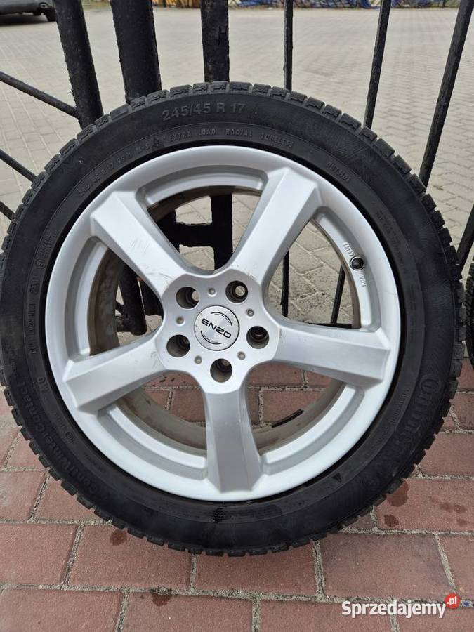 Felgi ENZO 17 5x112 ET35 opony 24545 R17 Starogard Gdański