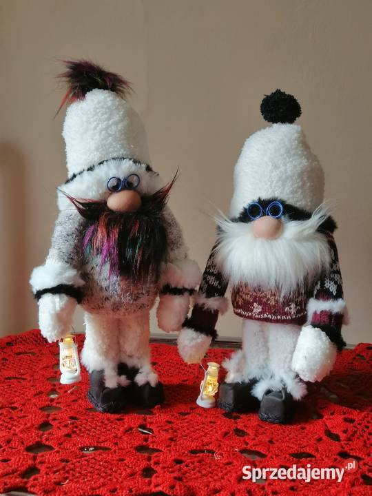 Skrzat świąteczny stojący z migoczącą latarenką Katowice sprzedam