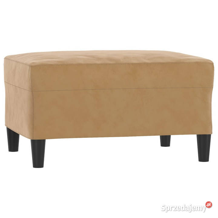 Podnóżek brązowy 70x55x41 aksamit WM349324 mazowieckie