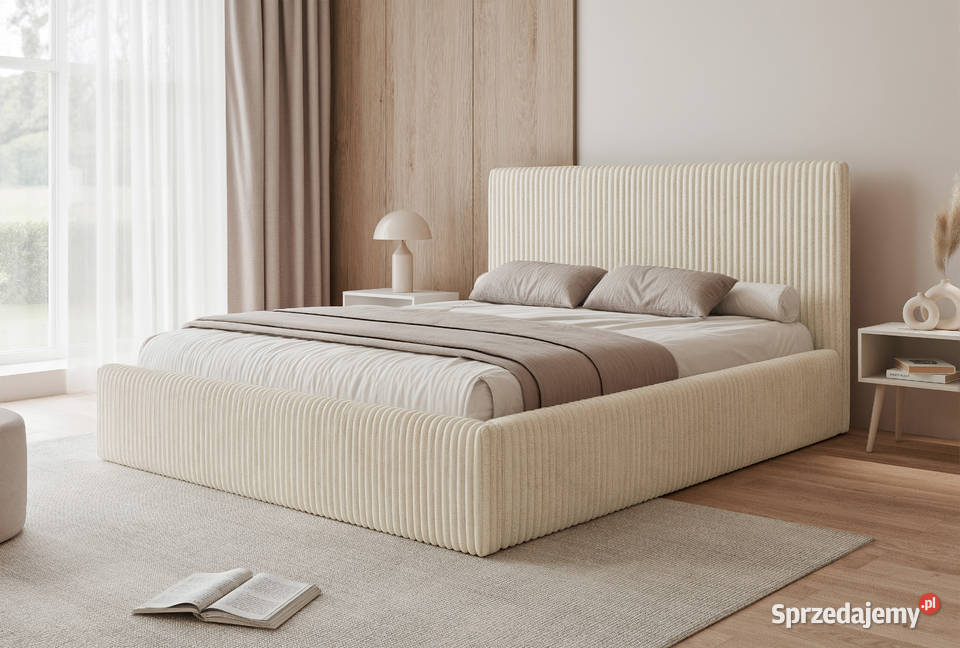 Łóżko tapicerowane z pojemnikiem Tilia różne wielkopolskie Tarchały Małe sprzedam