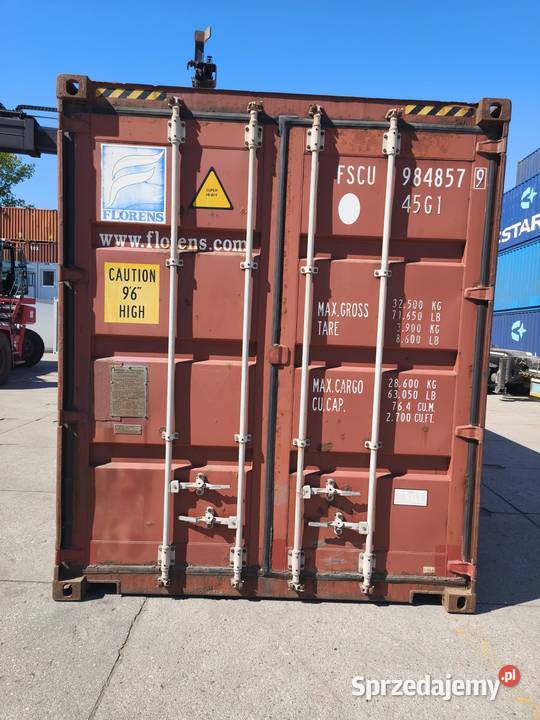 OKAZJA kontenery morskie 40 HC 12 metrowe Pewny sprzedam