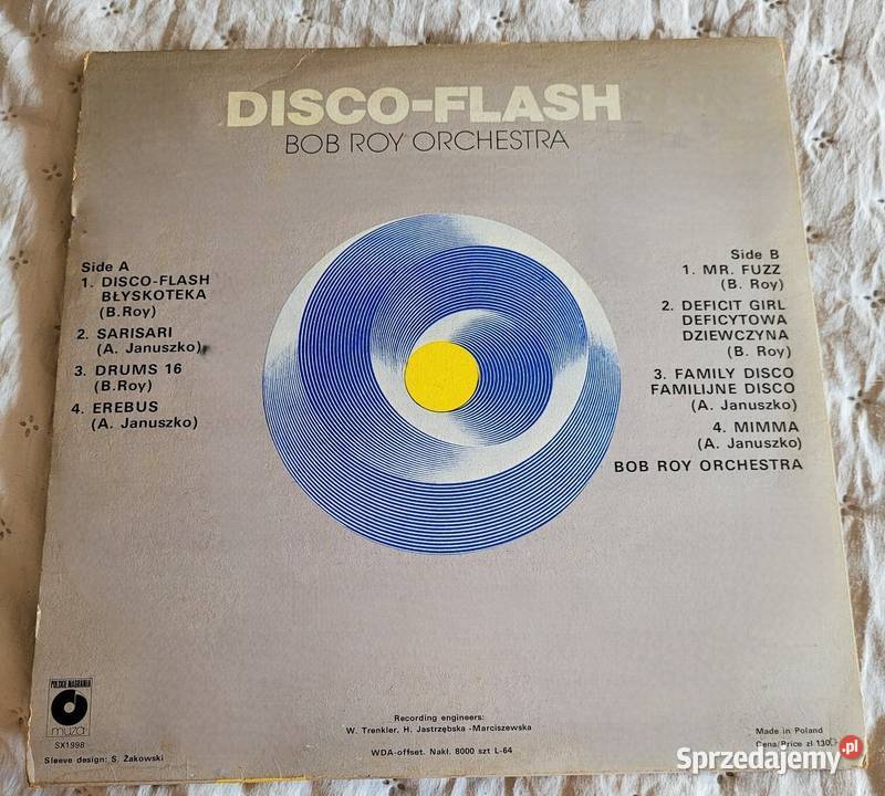 Światła Dyskoteki Disco Flash Bob Roy 3 płyty w Płyty i kasety Chełmno