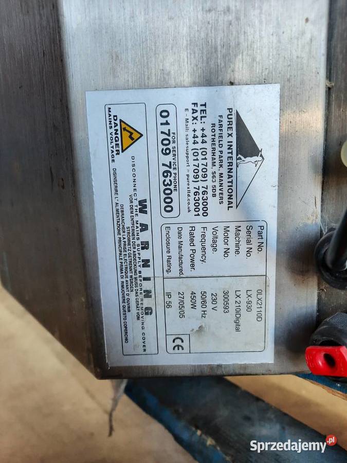 41 L61	Purex International Fume Extraction Dębica sprzedam