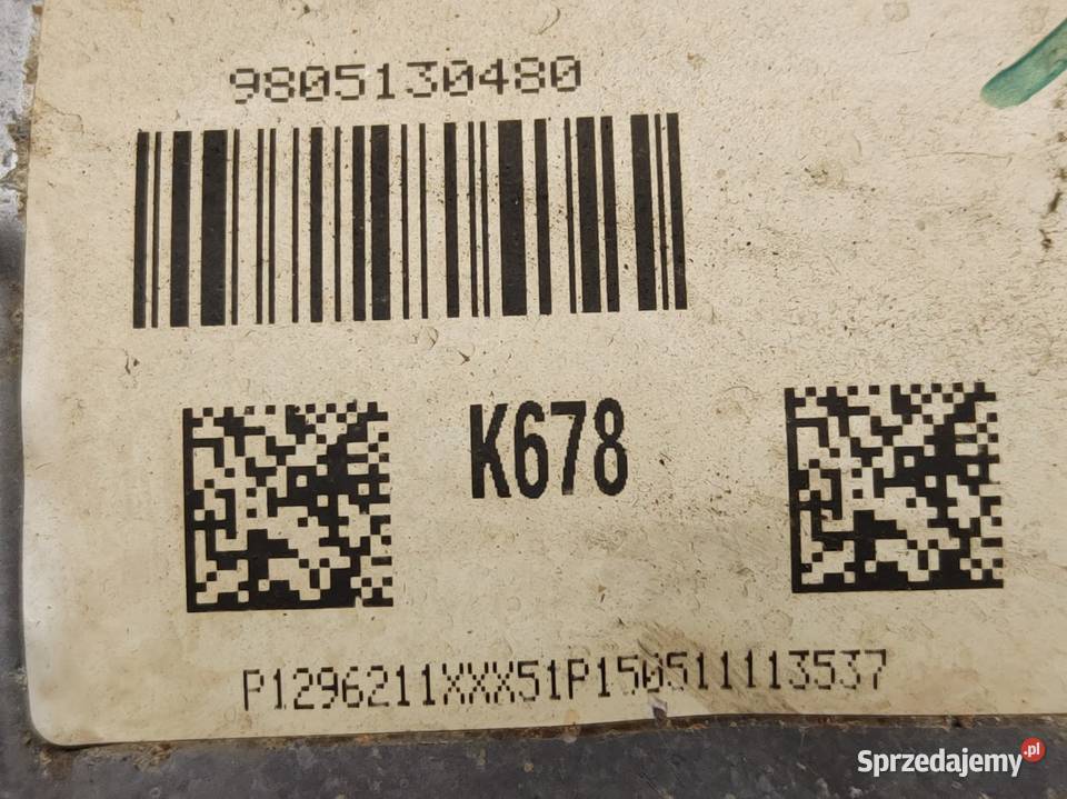 Filtr Cząstek Stałych Katalizator Peugeot Parner Filtry cząstek stałych DPF/FAP Pleszew