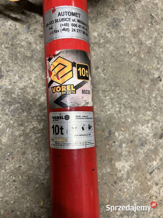 Podnośnik hydrauliczny 10t pompa do rozpierała Krosno