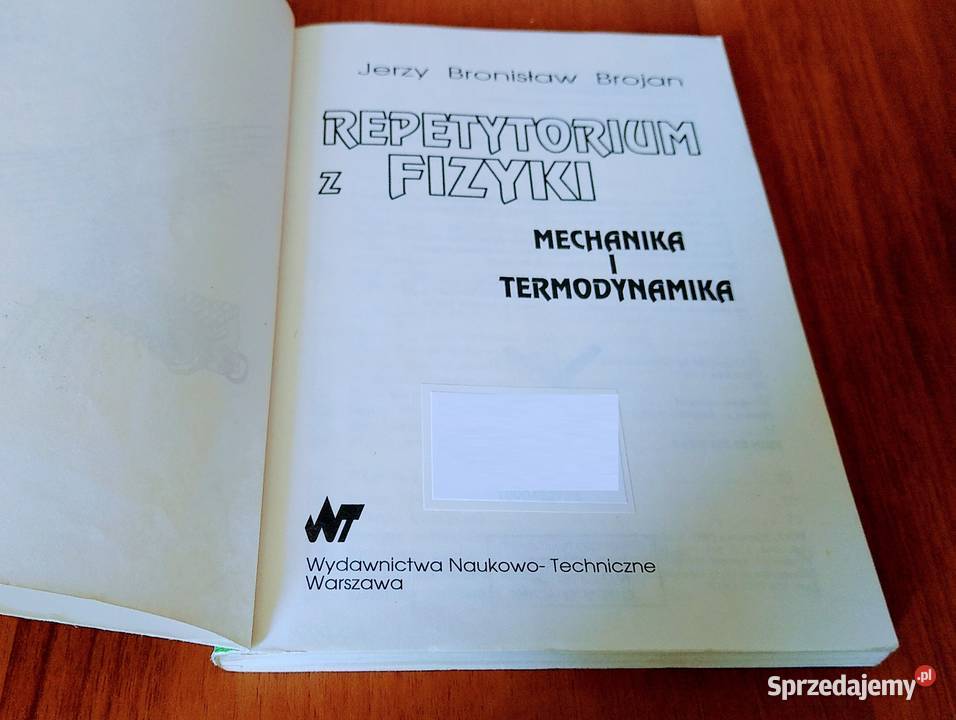 Repetytorium z fizyki mechanika i termodynamika pomorskie Gdańsk