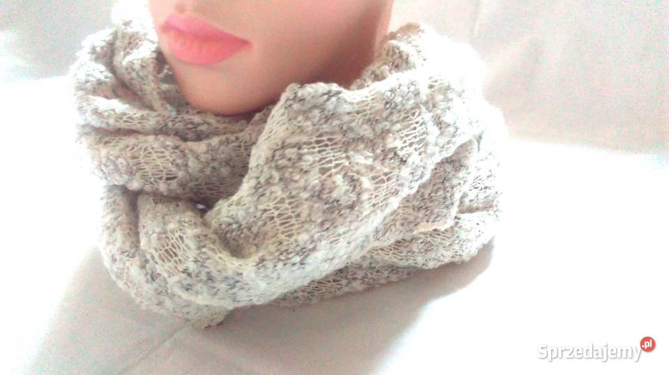 Komin damski Szal jasny NOWY Białystok sprzedam