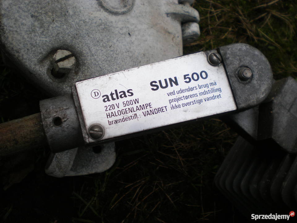 Zabytkowa lampa aluminiowa Gorzów Wielkopolski