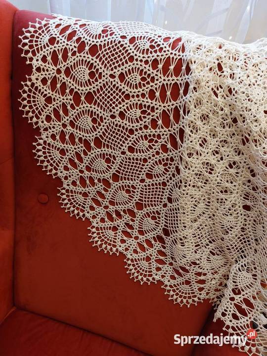 Okrągła serweta rękodzieło Częstochowa sprzedam