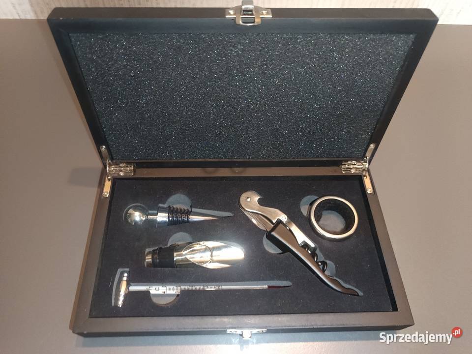 Elegancki zestaw do wina 5 elementów na PREZENT kujawsko-pomorskie sprzedam