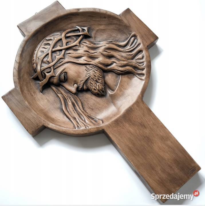 Krzyż Pan Jezus drewniany na ścianę Nowy łódzkie