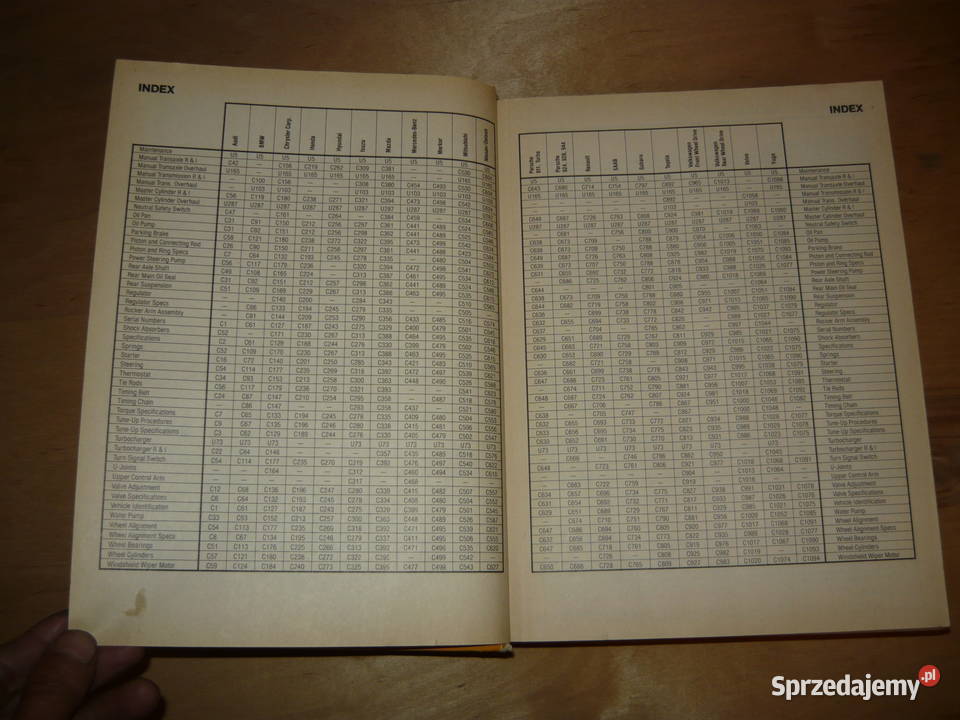 Catalog Chiltons import car manual 19801987 Nowy Sącz sprzedam