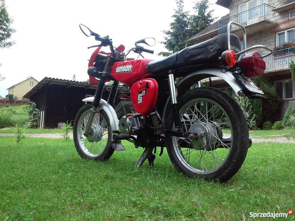simson s51 60ccm 4 biegi do negocjacji Simson Niedźwiada