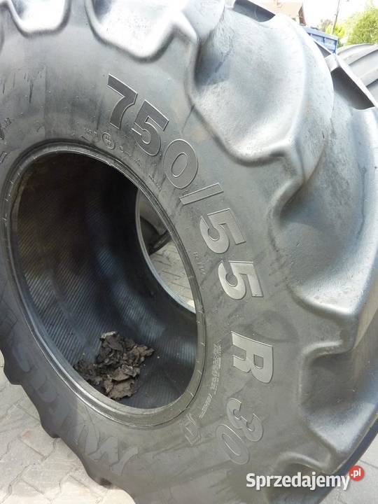 Opona używana rolnicza 75055R30 MITAS SFT 1300 Rolnictwo podlaskie Zaścianki