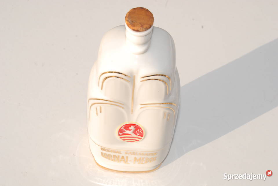 Stara porcelanowa butelka Becherówce Jan Becher Pozostałe Cieszyn