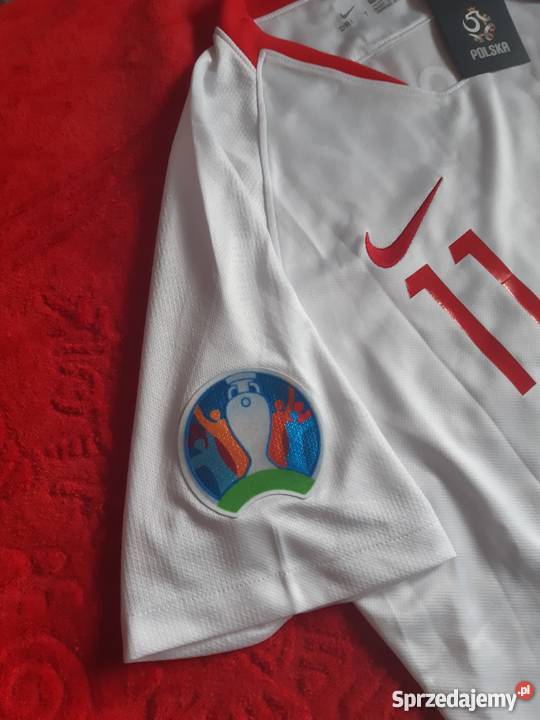 Koszulka Polska 2018 Grosicki 11 z autografem Piłka nożna Lublin