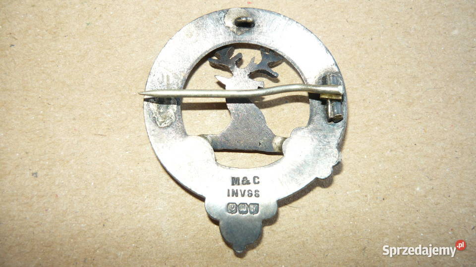 Brosza srebrna SPERO MELIORA mc INVSS Scottish Sokółka