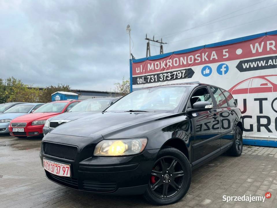Volvo V50 16 Diesel 2007 Alufelgi Długie Wrocław sprzedam