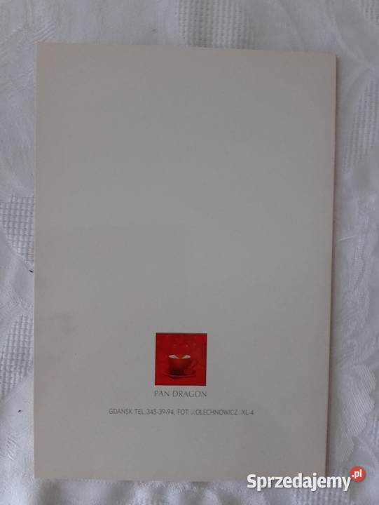 Kartka walentynkowa na WALENTYNKI składana z Oborniki