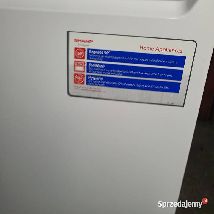 Sharp zmywarka biała wolnostojąca 60 QWNA1CF47EW wolnostojące Zmywarki Częstochowa