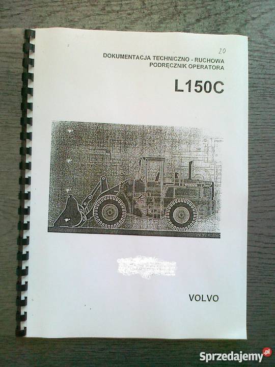 Instrukcja obsługi DTR ładowarka kołowa VOLVO L150C