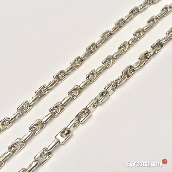 Złoty ŁAŃCUSZEK NASZYJNIK damski 750 18K z Warszawa