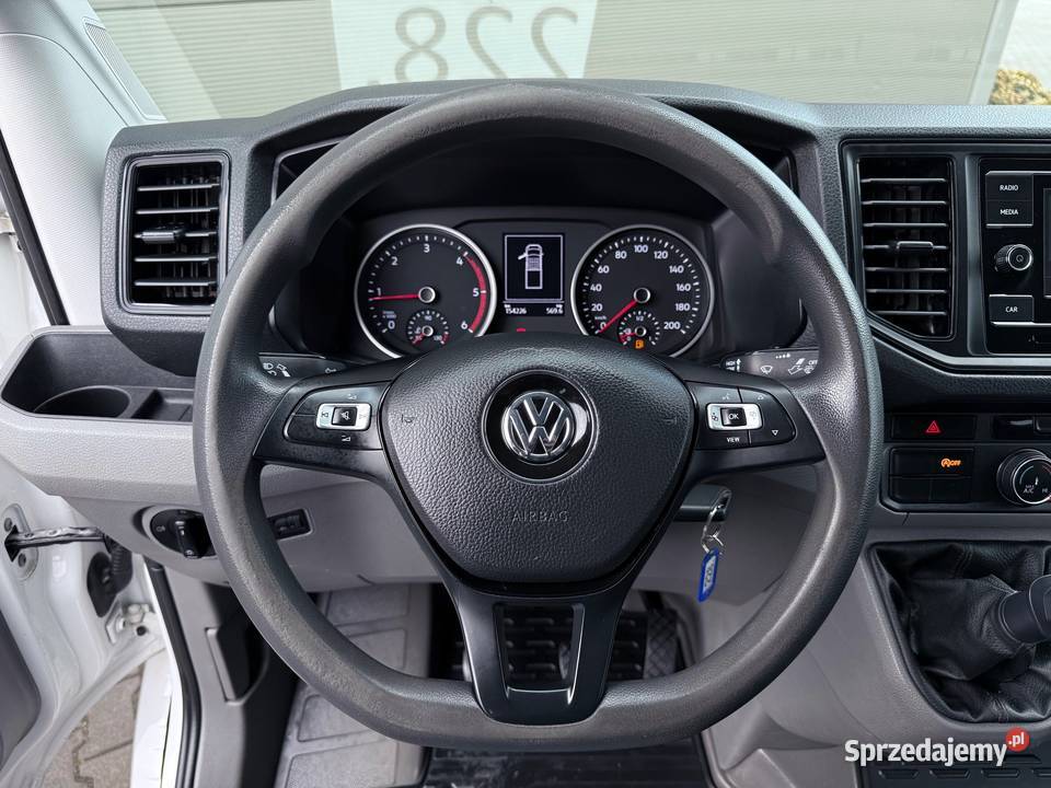 Volkswagen Crafter Doka Brygadówka 7miejsc światła przeciwmgłowe wielkopolskie Bralin sprzedam
