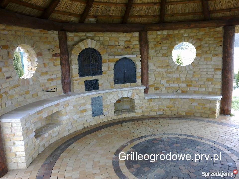 Grill grillle z kamienia wędzarnie