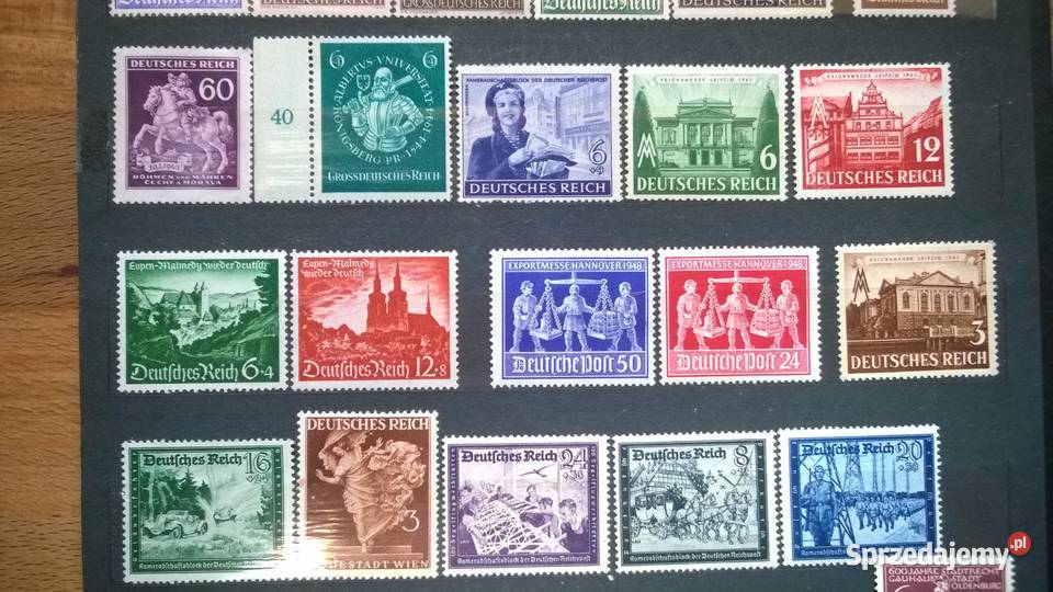 znaczki NIEMCY III RZESZA zestaw 68 czyste Warszawa