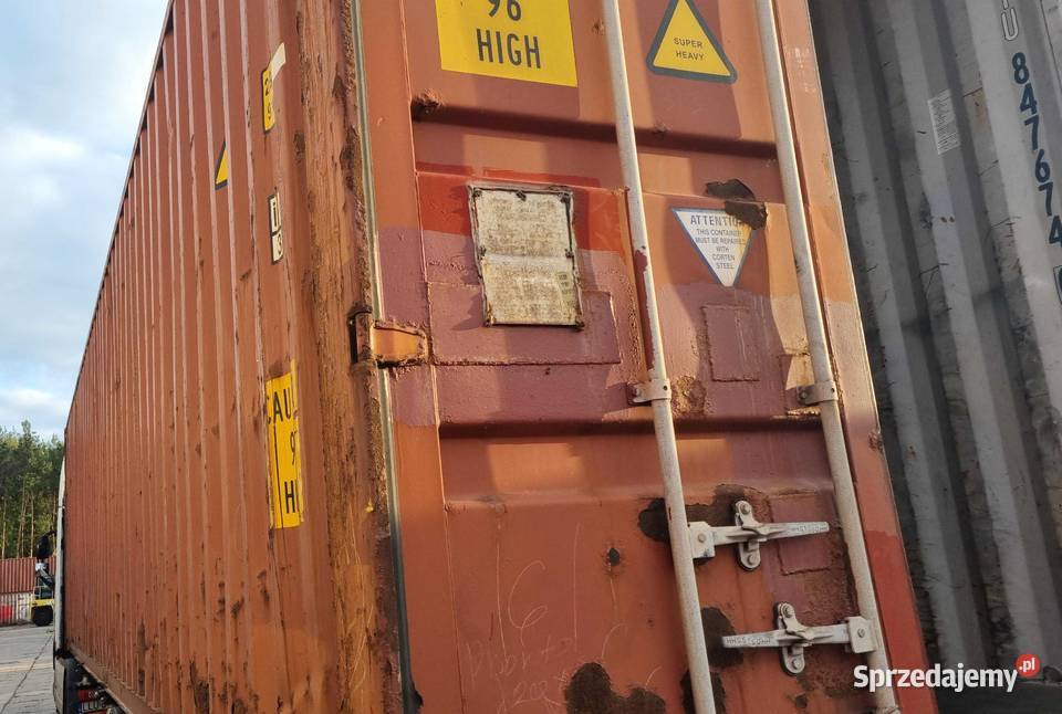 Kontener magazynowy uszkodzony 12m40HC Warszawa