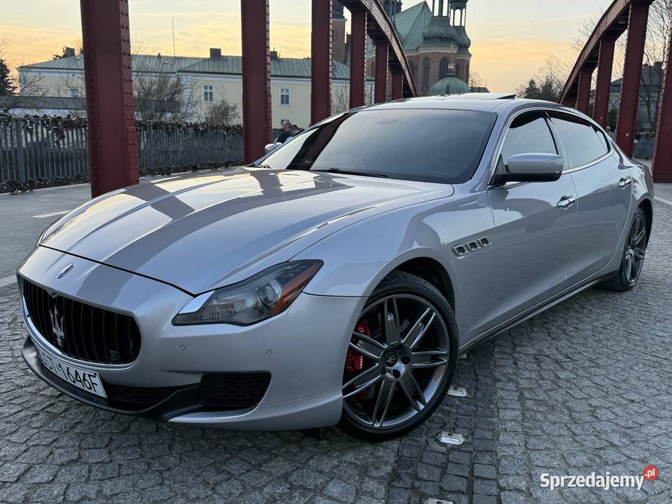 Maserati Quattroporte4x4 Xenon 30 BenzynaSkóry przyciemniane szyby wielkopolskie Poznań