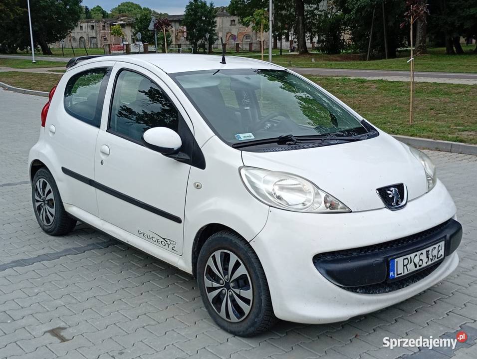 Peugeot 107 14 HDI 2006r biały lubelskie Hrubieszów sprzedam