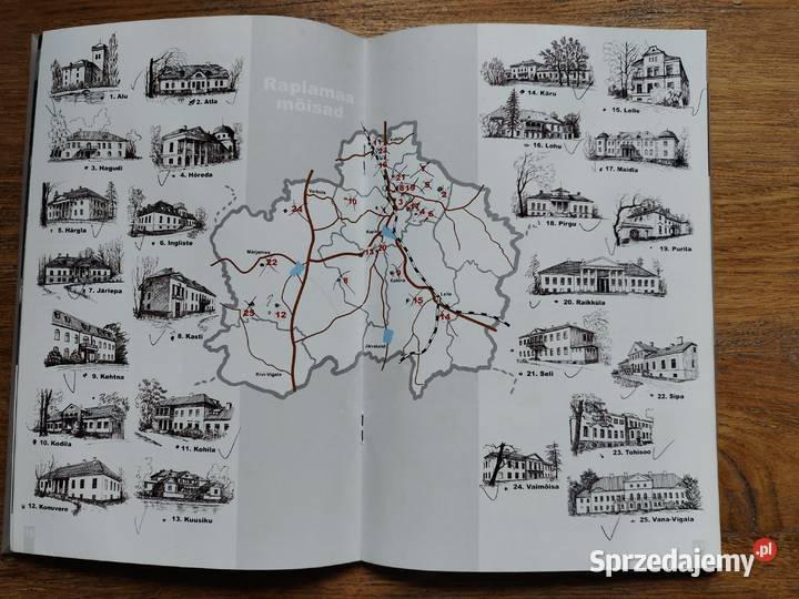 Estonia 25 moisa Raplamaalt Mapy i przewodniki Kraków