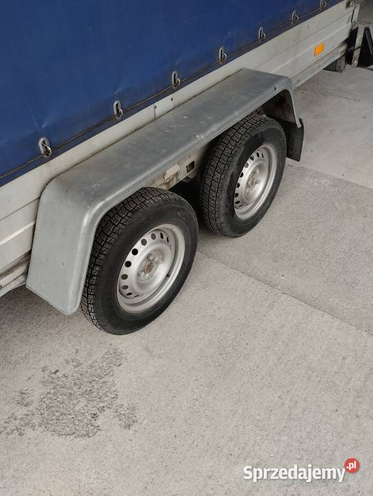 Przyczepka rydwan dwie osie okazja Góra Kalwaria sprzedam