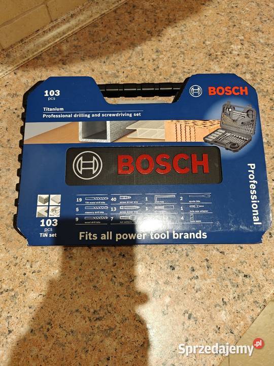 BOSCH Titanium Professional 103 el wiertła bity mazowieckie Ostrów Mazowiecka