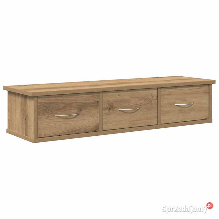 Szafka ścienna dąb artisian 88x26x185 WM855861 Półki