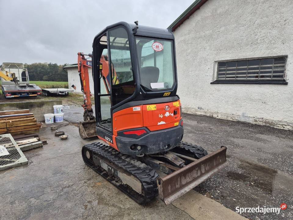 Kubota U274 2020 r minikoparka 27 t kabina Mszana Dolna