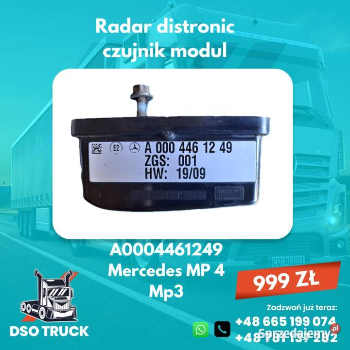 A0004461249 Radar distronic czujnik modul Zawichost
