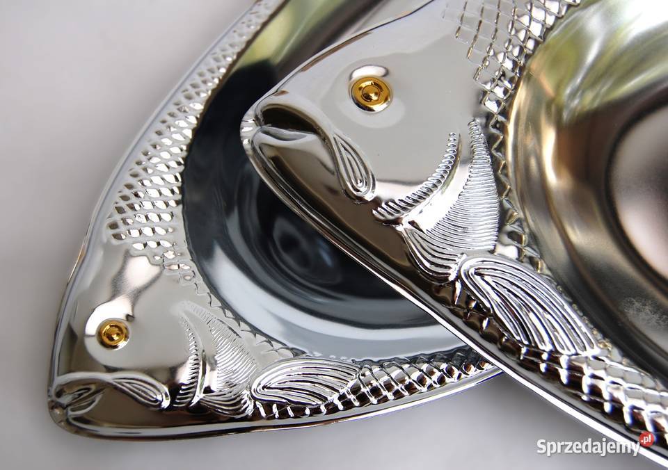 Taca patera półmisek ryba na rybę ryby stal 2 Lublin