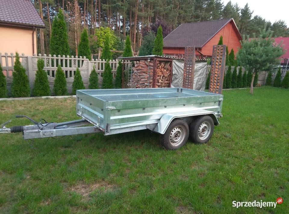Przyczepka samochodowa Meyer Dmc 2 tony cała Kalisz