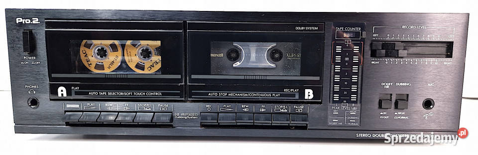 Pro2 dwukasetowy magnetofon deck C30DB C30DB Międzychód