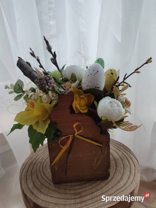 Flowerbox wielkanocny wielokolorowy Sosnowiec