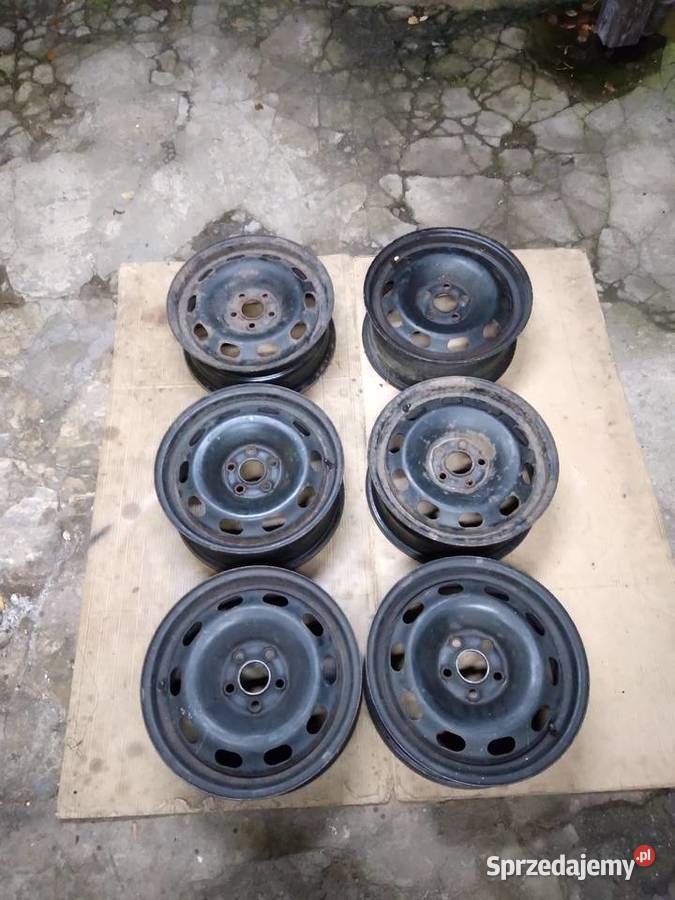 Felgi stalowe komplet golf octavia leon 15 5x100 Miękinia
